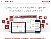 Tablet Screenshot of dispojob.com